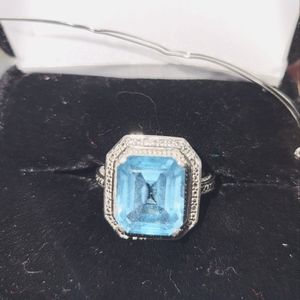 Blue Topaz Ring